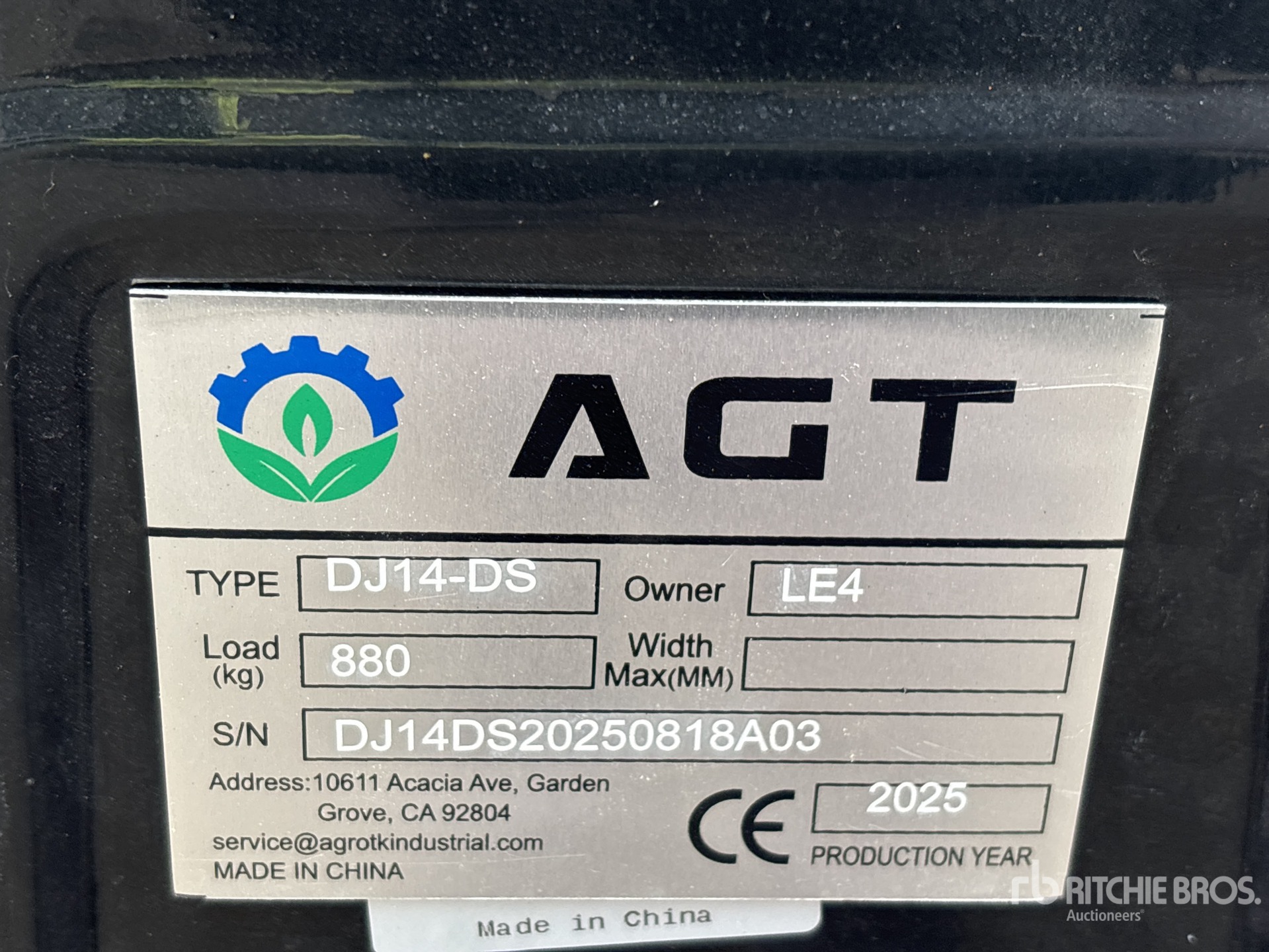 General Appearance with Numer seryjny/numer identyfikacyjny pojazdu