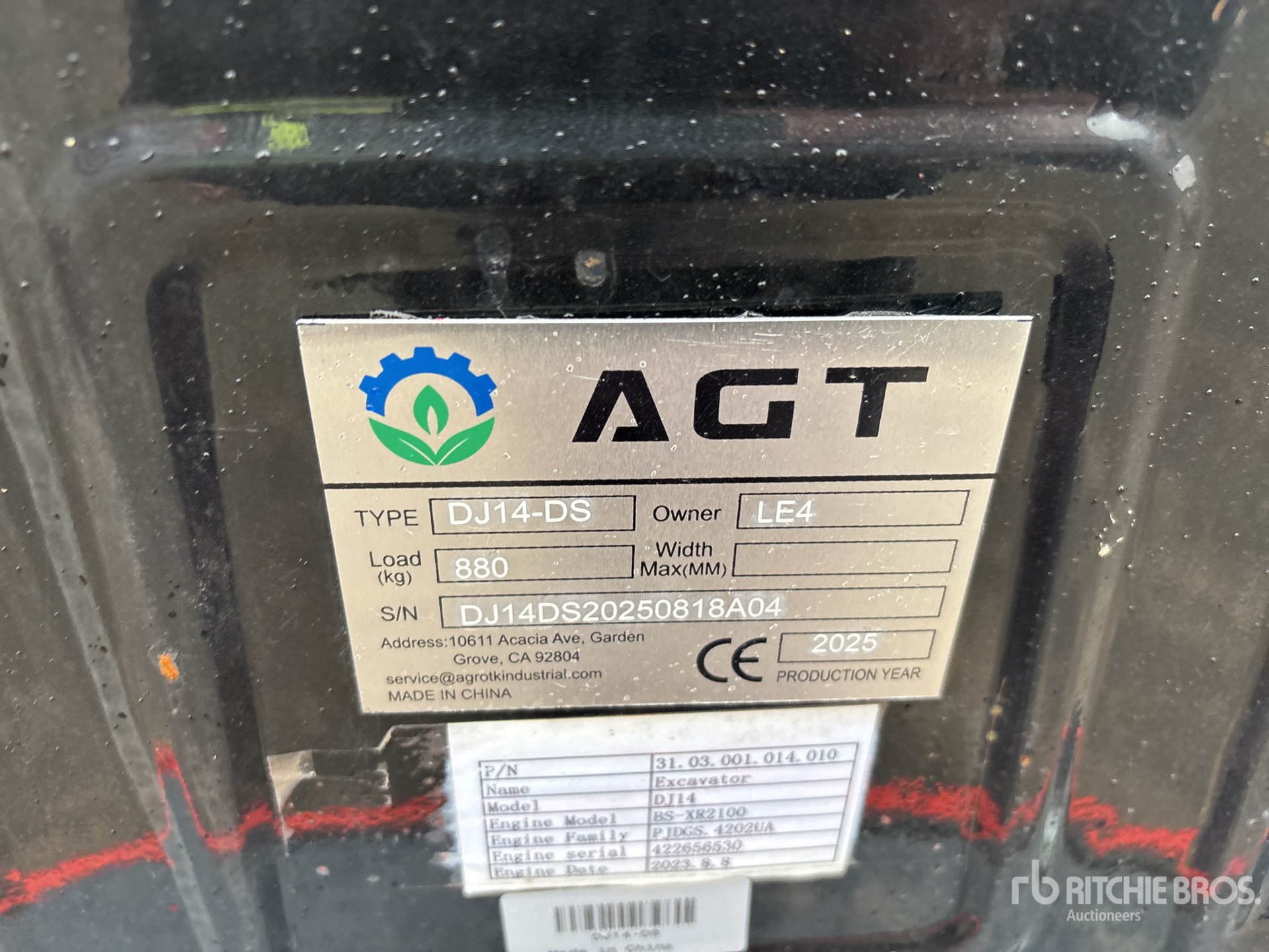 General Appearance with Numer seryjny/numer identyfikacyjny pojazdu