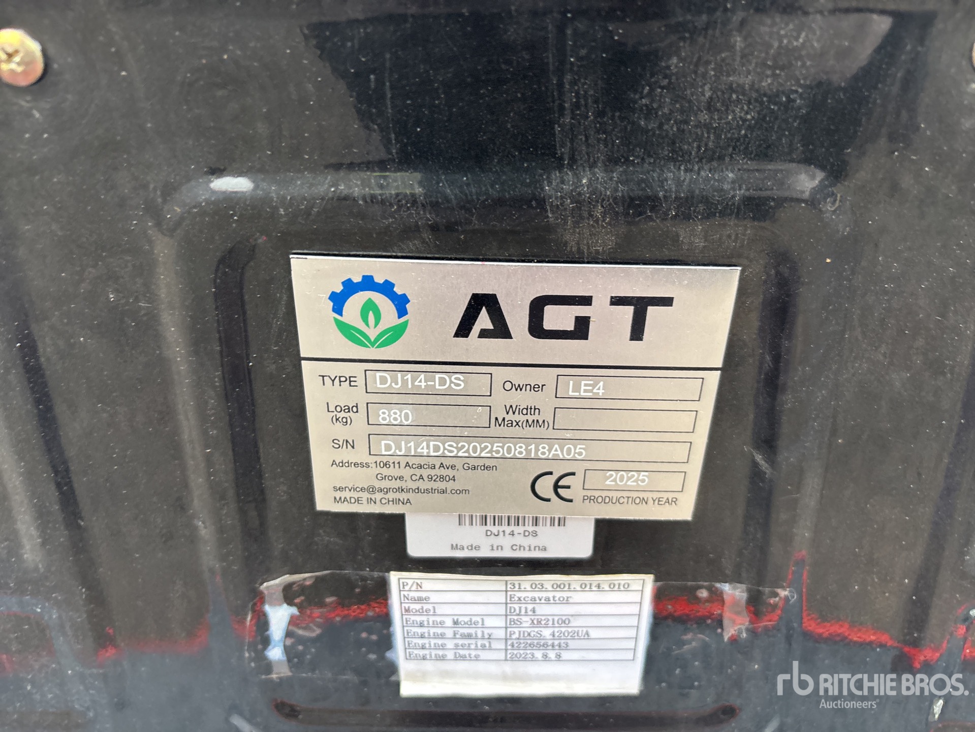 General Appearance with Numer seryjny/numer identyfikacyjny pojazdu