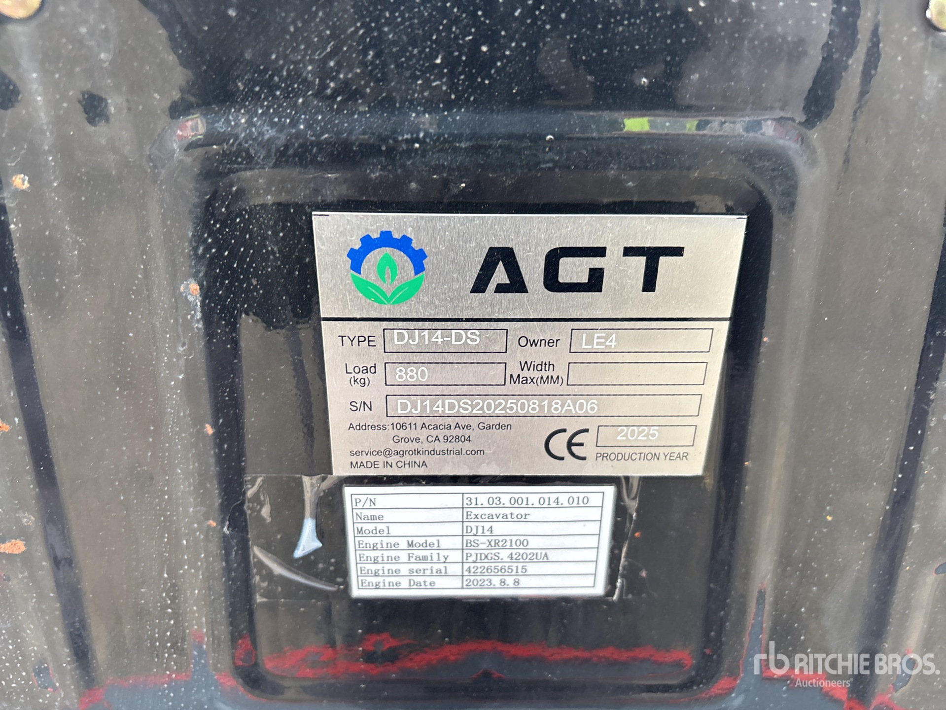 General Appearance with Numer seryjny/numer identyfikacyjny pojazdu