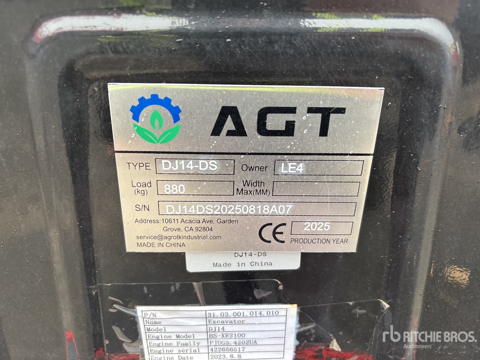 General Appearance with Numer seryjny/numer identyfikacyjny pojazdu