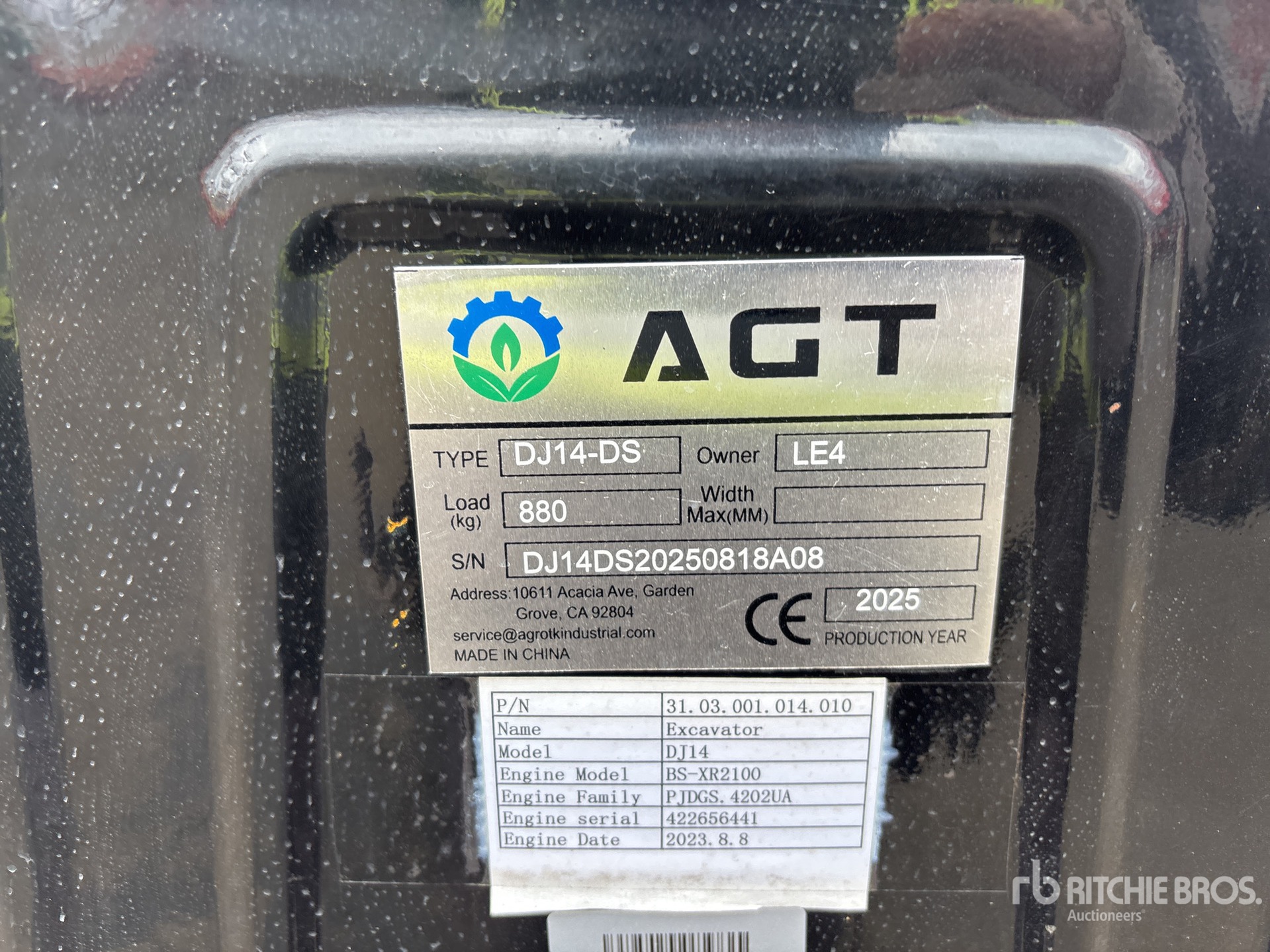 General Appearance with Numer seryjny/numer identyfikacyjny pojazdu