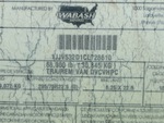 General Appearance with Numéro de série/Numéro d'identification du véhicule automobile