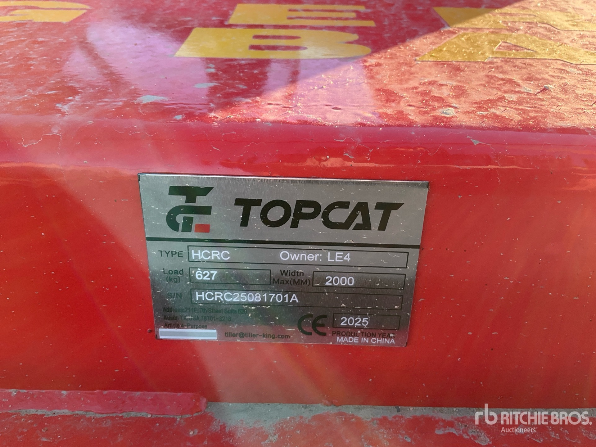 General Appearance with N.º de serie/VIN