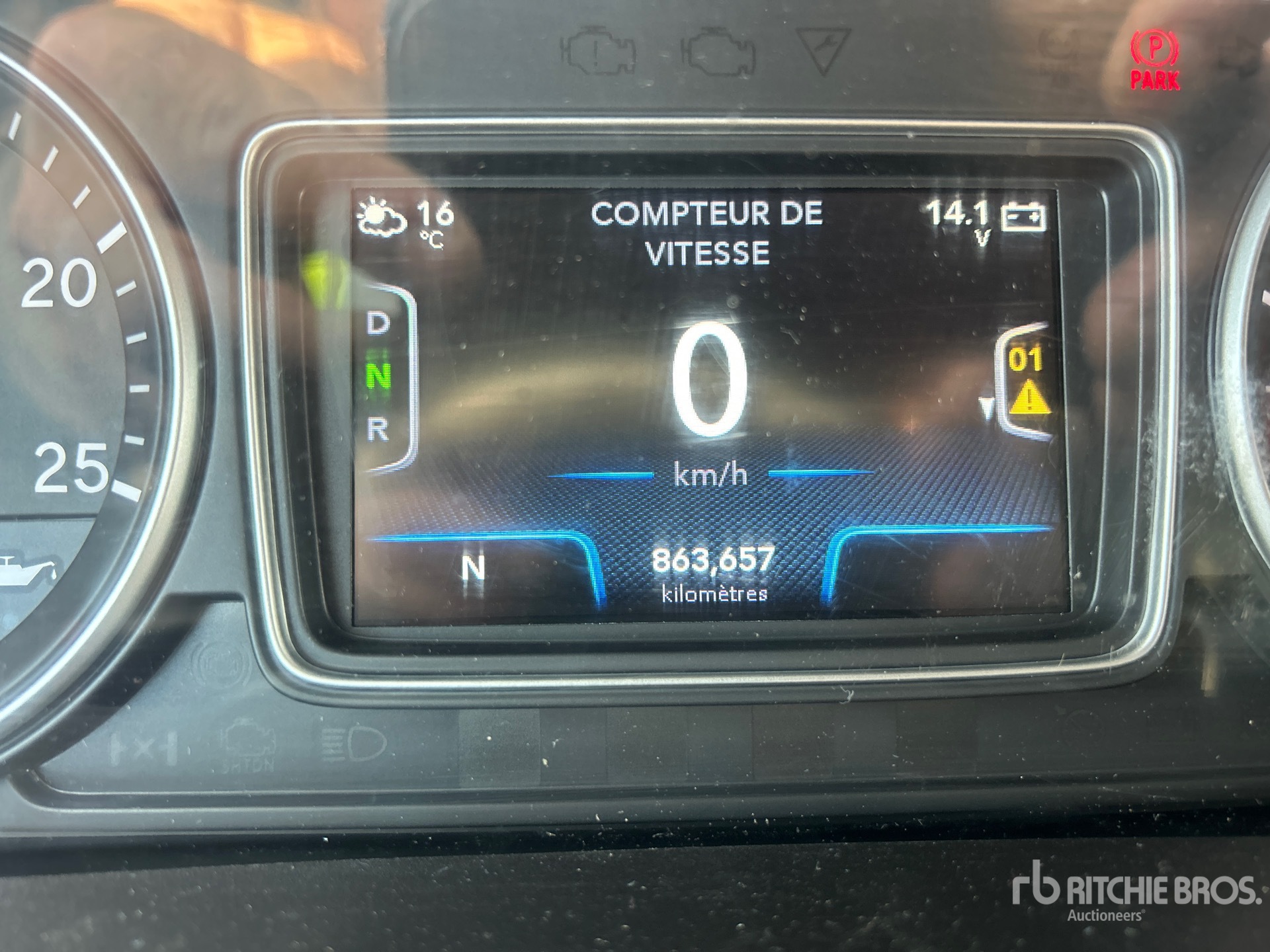 General Appearance with Hour Meter / Odometer
