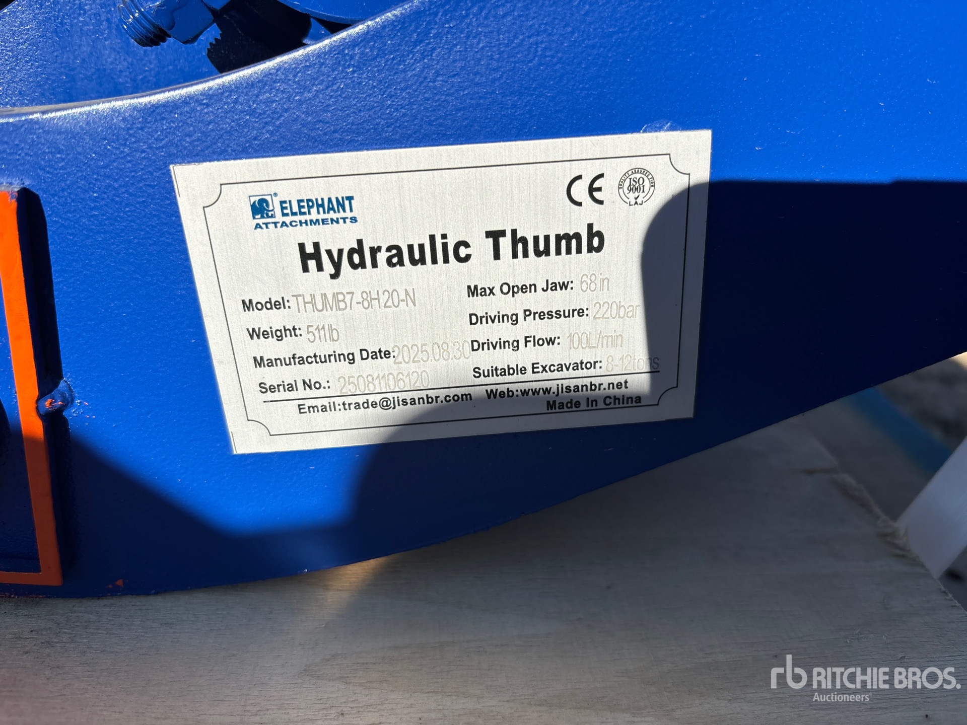 General Appearance with N.º de serie/VIN