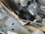 Engine with A/C Compressor