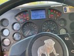Cab with Luces de advertencia del motor