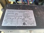 General Appearance with Unit Serial Number