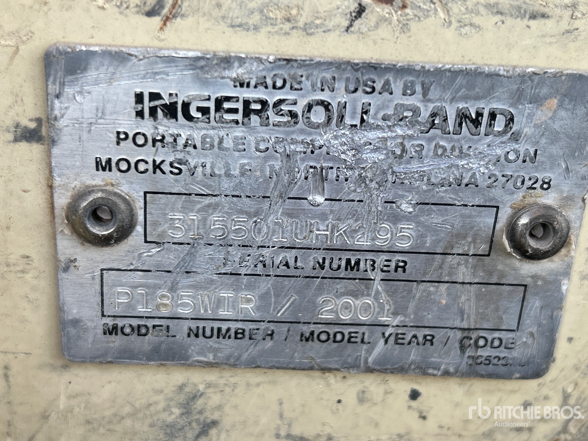 General Appearance with Unit Serial Number