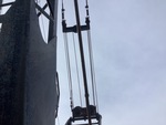 Crane Superstructure with Pendant Line (Boom Tension Line)