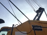 Crane Superstructure with Boom Stops