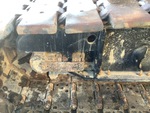 Undercarriage with Left Track Tensioner
