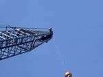 Crane Superstructure with Point Sheaves