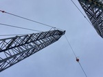 Crane Superstructure with Boom Point Section