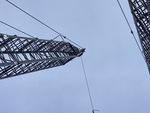 Crane Superstructure with Point Sheaves