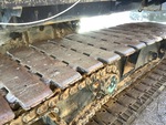 Undercarriage with Left Track Pads