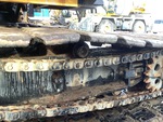 Undercarriage with Right Carrier Rollers