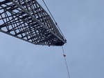 Crane Superstructure with Point Sheaves