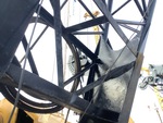 Crane Superstructure with Boom Angle Indicator