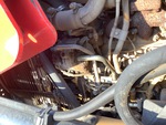 Engine with A/C Compressor