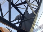 Crane Superstructure with Boom Angle Indicator
