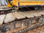 Undercarriage with Left Track Pads