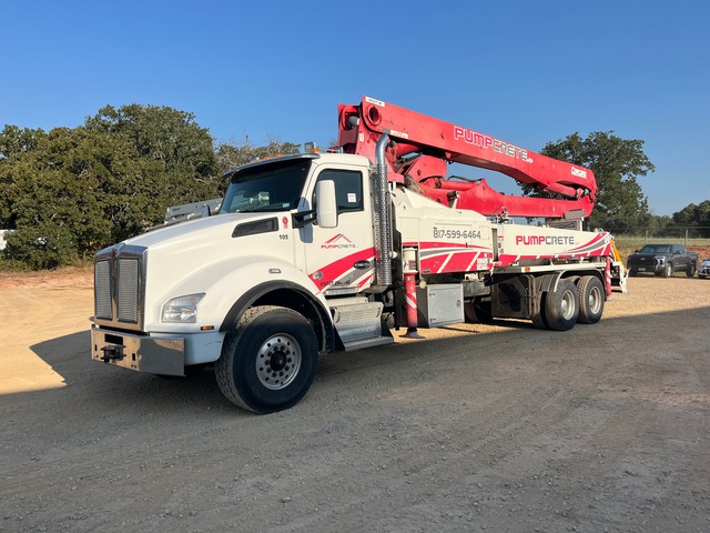 2020 Concord CCP-40XR4-170 on 2020 Kenworth T880 6x4 Concrete Pump Truck (Inoperable)