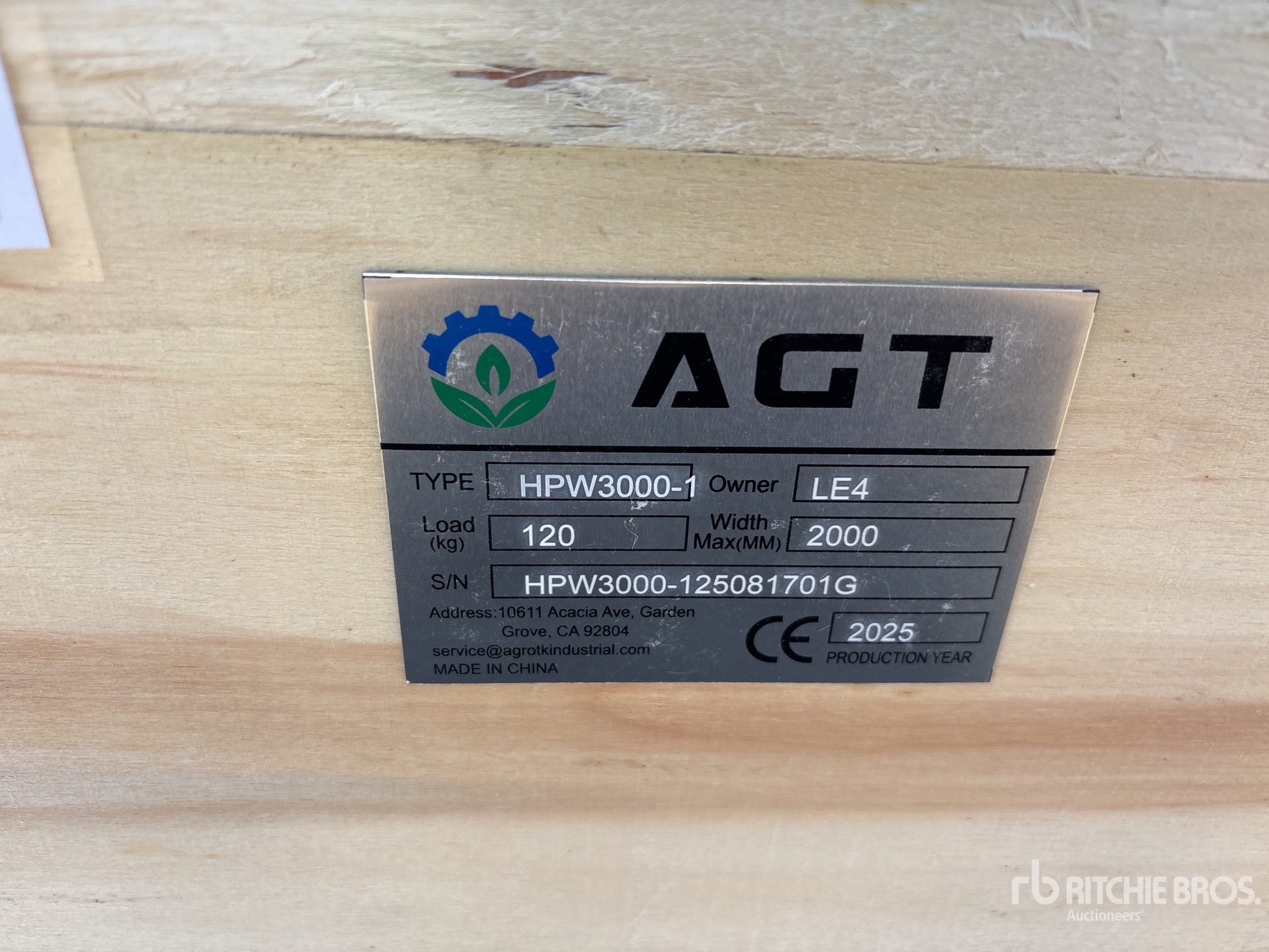 General Appearance with Seriennummer / FIN