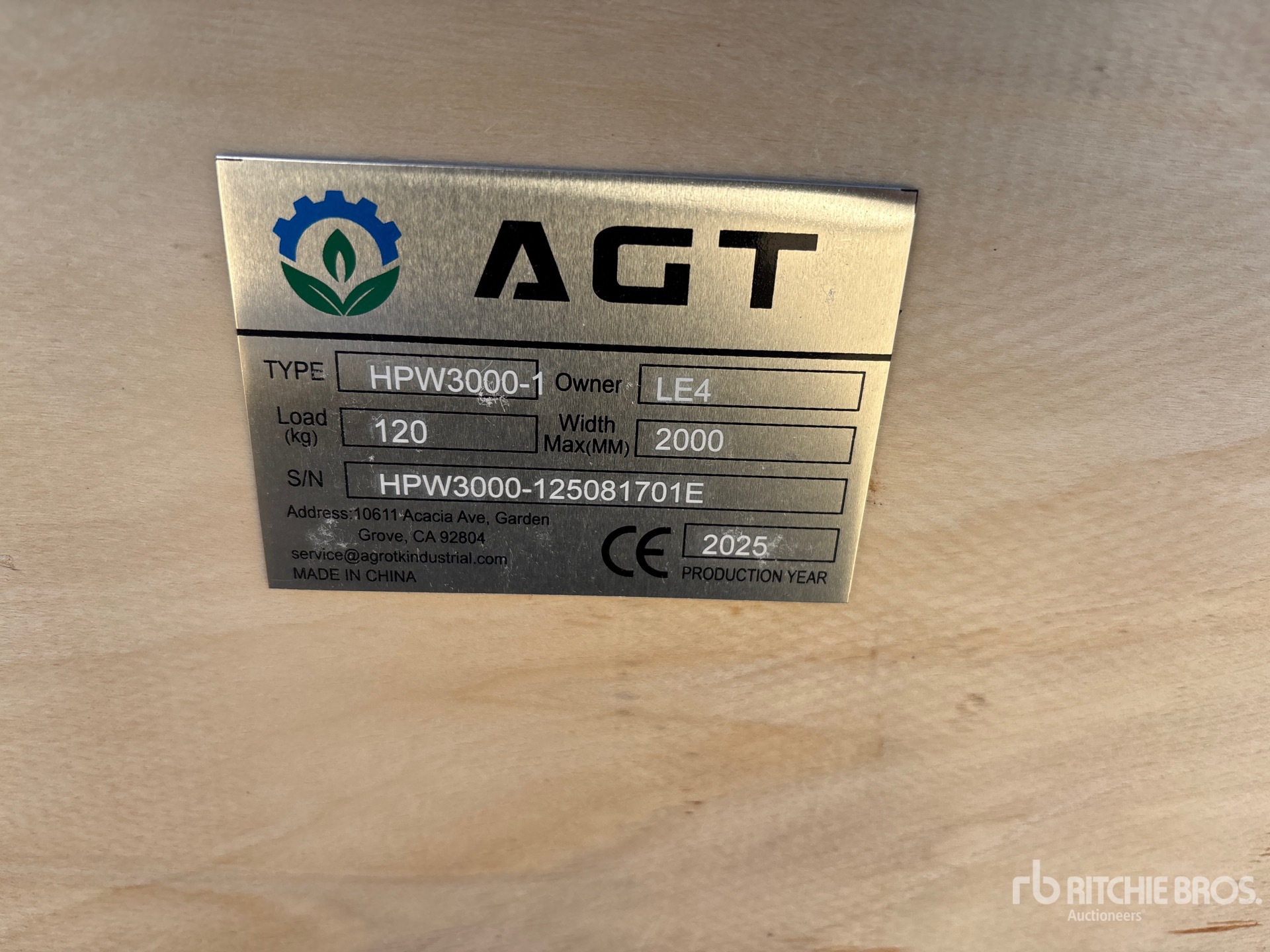 General Appearance with Seriennummer / FIN