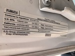 Engine with Emission Control Label