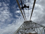 Crane Superstructure with Boom Stops
