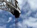 Crane Superstructure with Hook Rollers