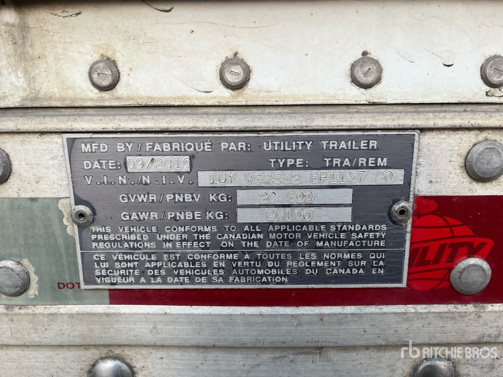 General Appearance with Numéro de série/Numéro d'identification du véhicule automobile
