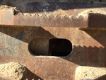 Undercarriage with Left Track Tensioner
