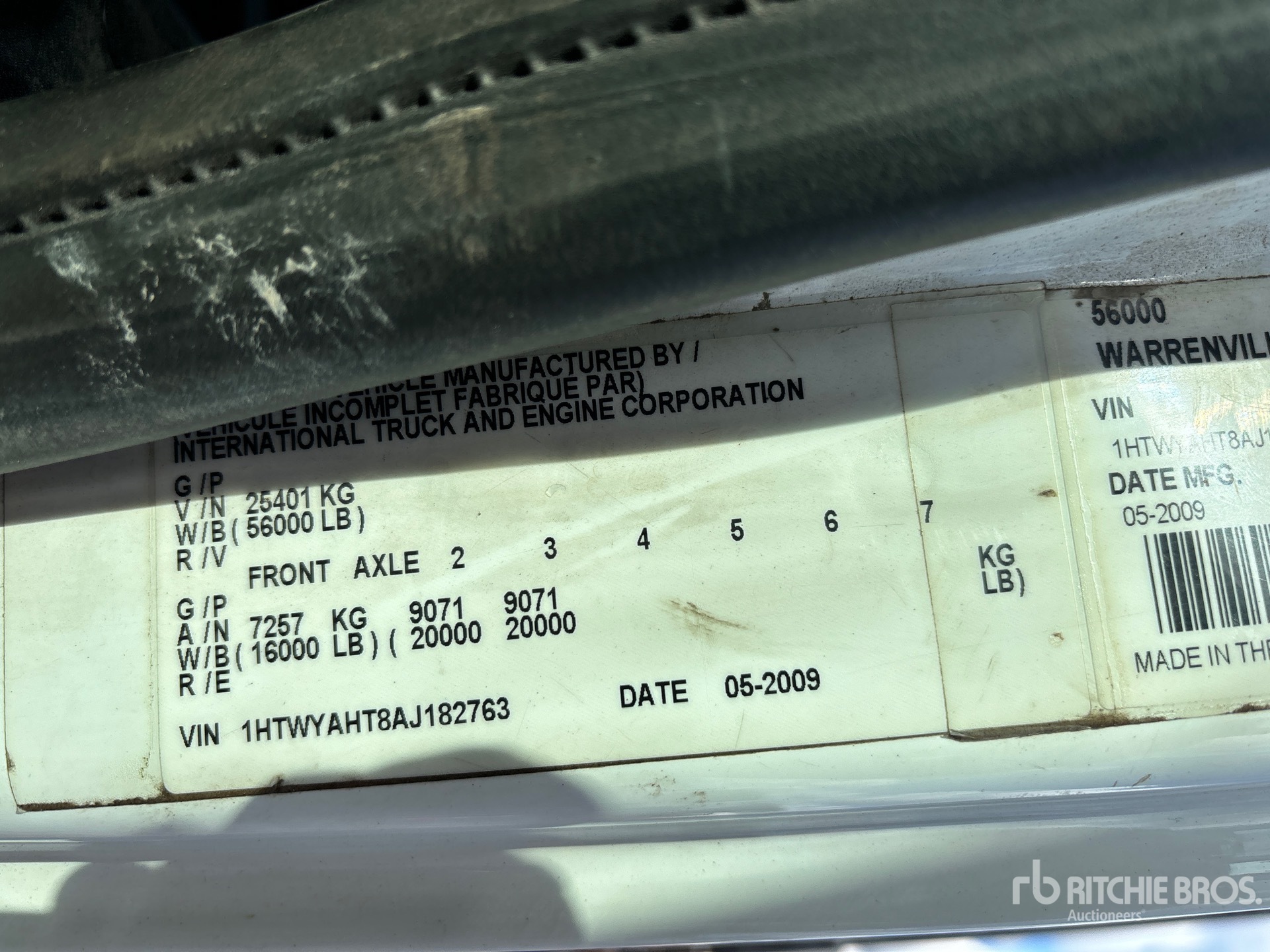 General Appearance with Second Serial Number/VIN Photo