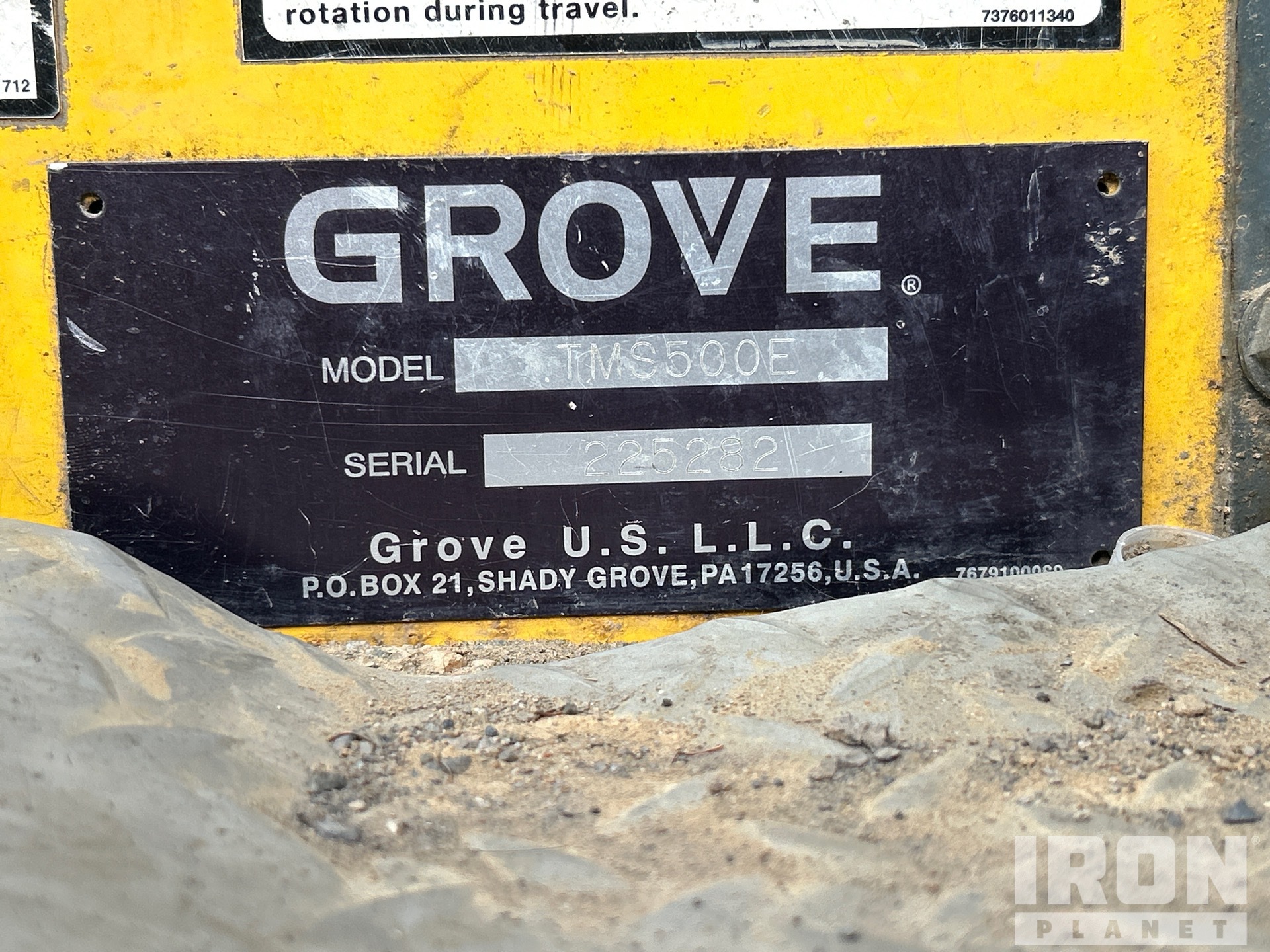 General Appearance with Unit Serial Number