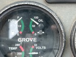 Control Station with Engine Oil Pressure