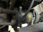 Engine with A/C Compressor