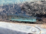 General Appearance with Second Serial Number/VIN Photo