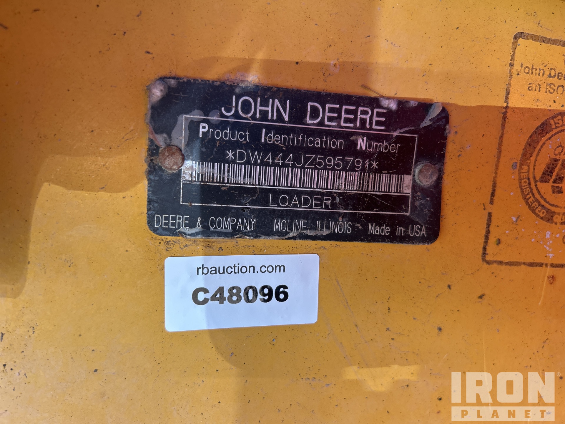 General Appearance with Numéro de série/Numéro d'identification du véhicule automobile