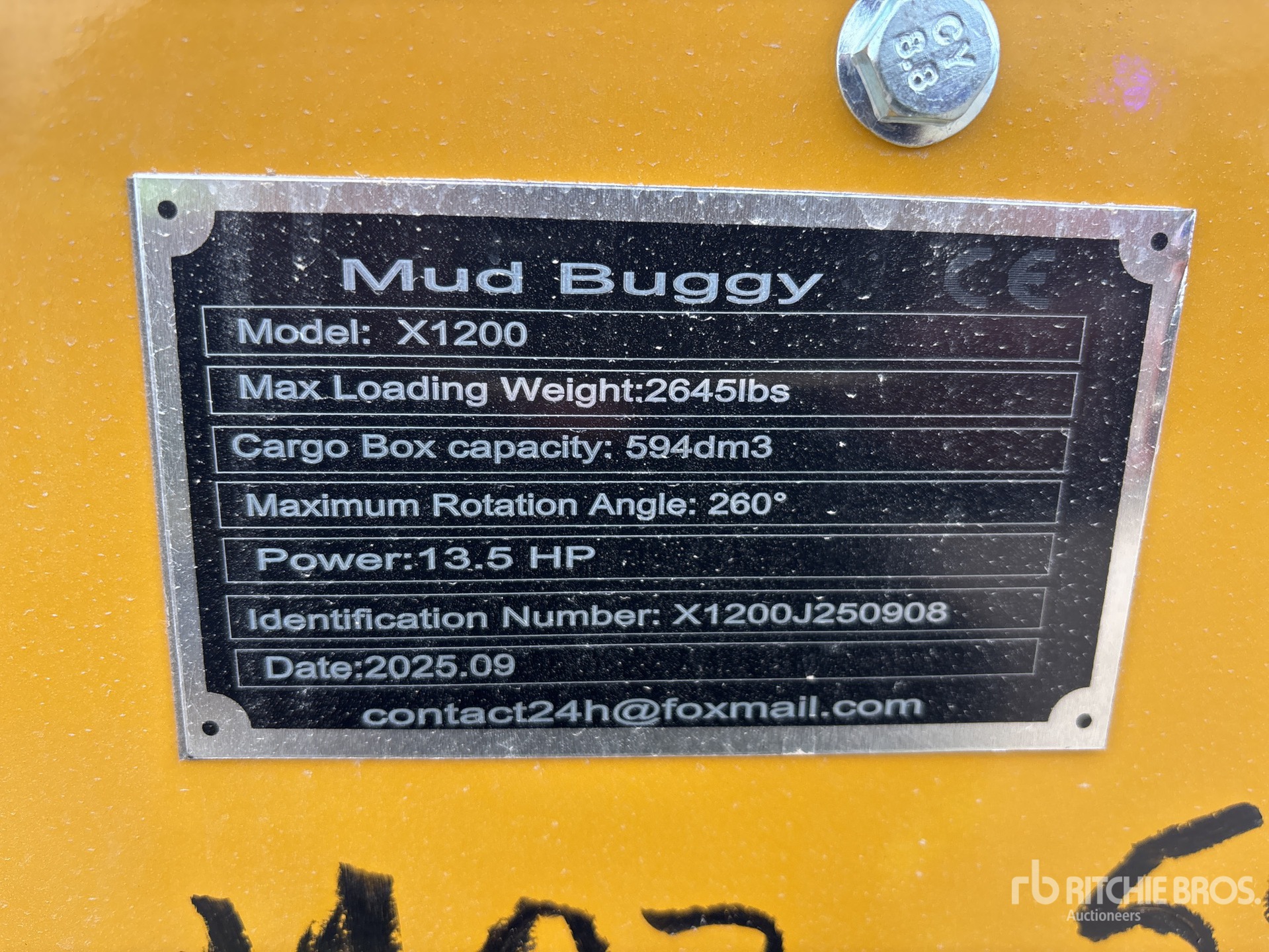 General Appearance with Numero seriale/numero d’identificazione del veicolo (VIN)