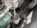 Engine with A/C Compressor