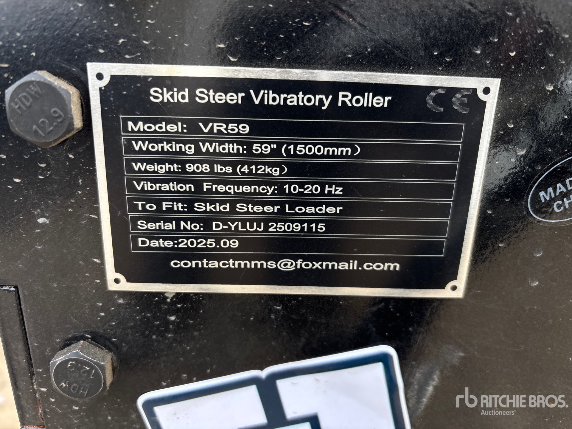 General Appearance with N.º de serie/VIN