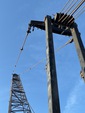 Crane Superstructure with Línea colgante (tubería de tensión del pescante)