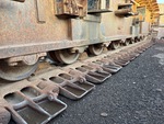 Undercarriage with Left Track Rollers