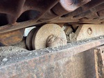 Undercarriage with Left Carrier Rollers