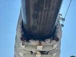 Crane Superstructure with Wear Pads