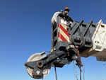 Crane Superstructure with Boom Head Section