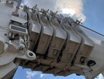 Crane Superstructure with Wear Pads